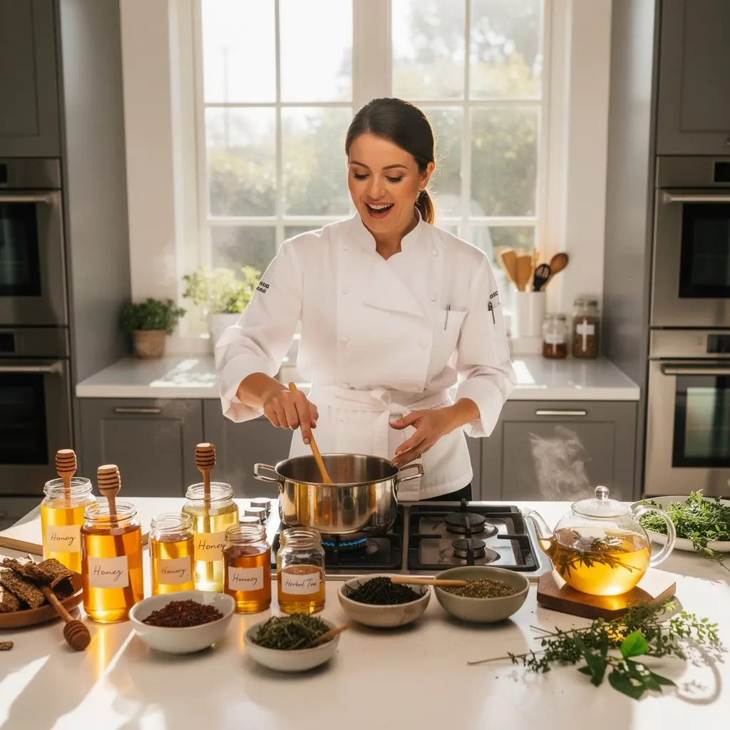 Különböző gyógynövények összehasonlítása, színes levelekkel.