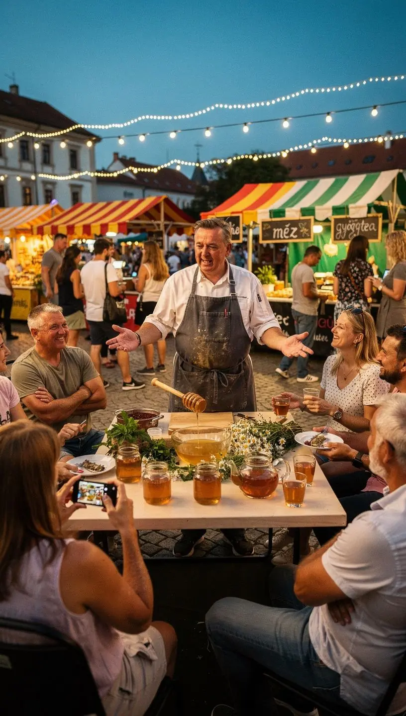 Készített tea élvezete egy szép kerámia csészében.